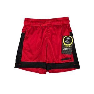 NWT Athletic Works Boys Red Active Knit Shorts Size 4-5
